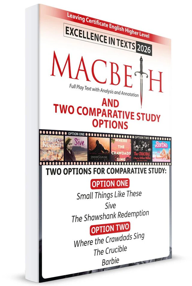 [Available June 20] Excellence in Texts (HL) 2026 Play + 2 Comparative Study Options Textbook (Macbeth)